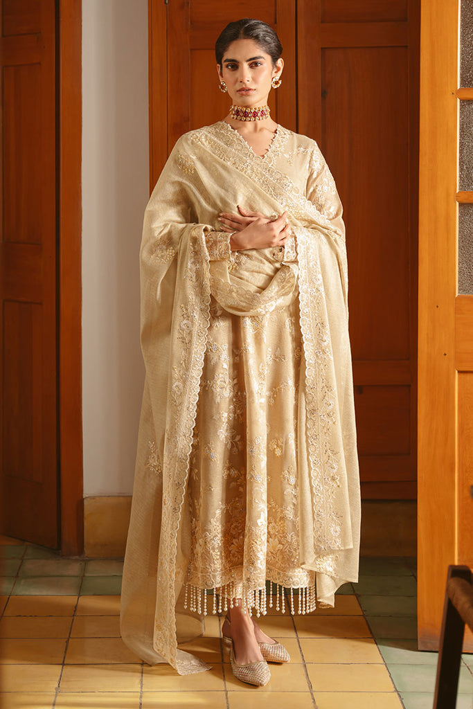 Cross Stitch | Luxe Atelier 25 | GOLDEN AURA L Beige Tissue