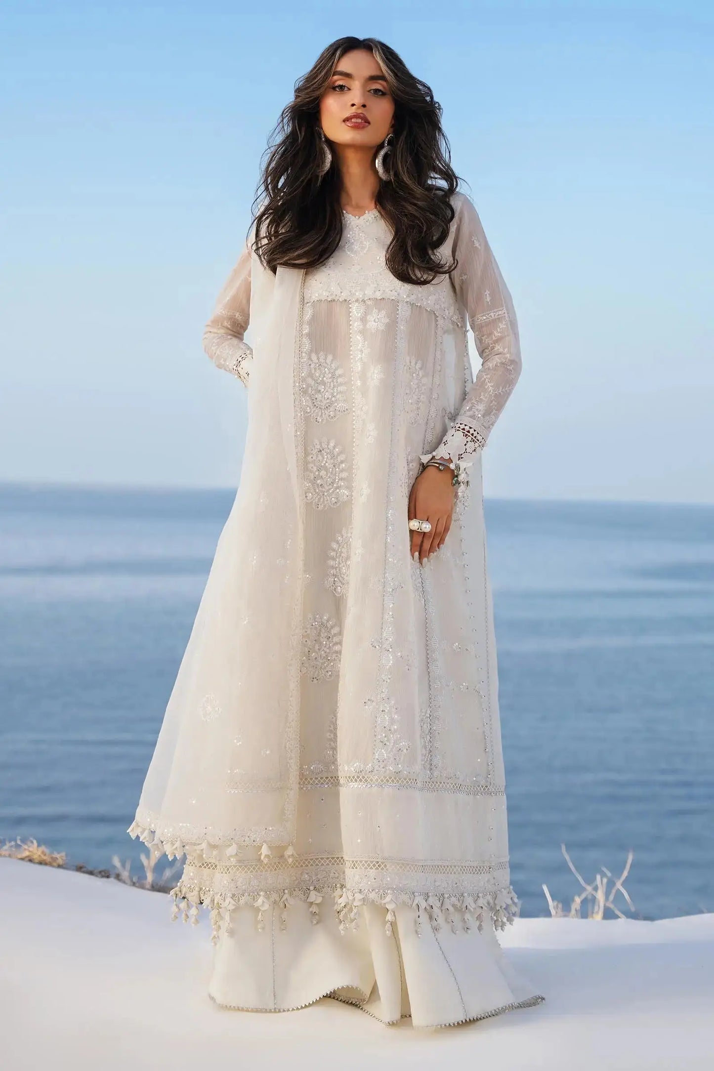 Sana Safinaz | Muzlin Spring 24 | M241-014A-CX - Pakistani Designer Dress - by Sana Safinaz | Type: Luxury - 100% Original at Saira Sultan