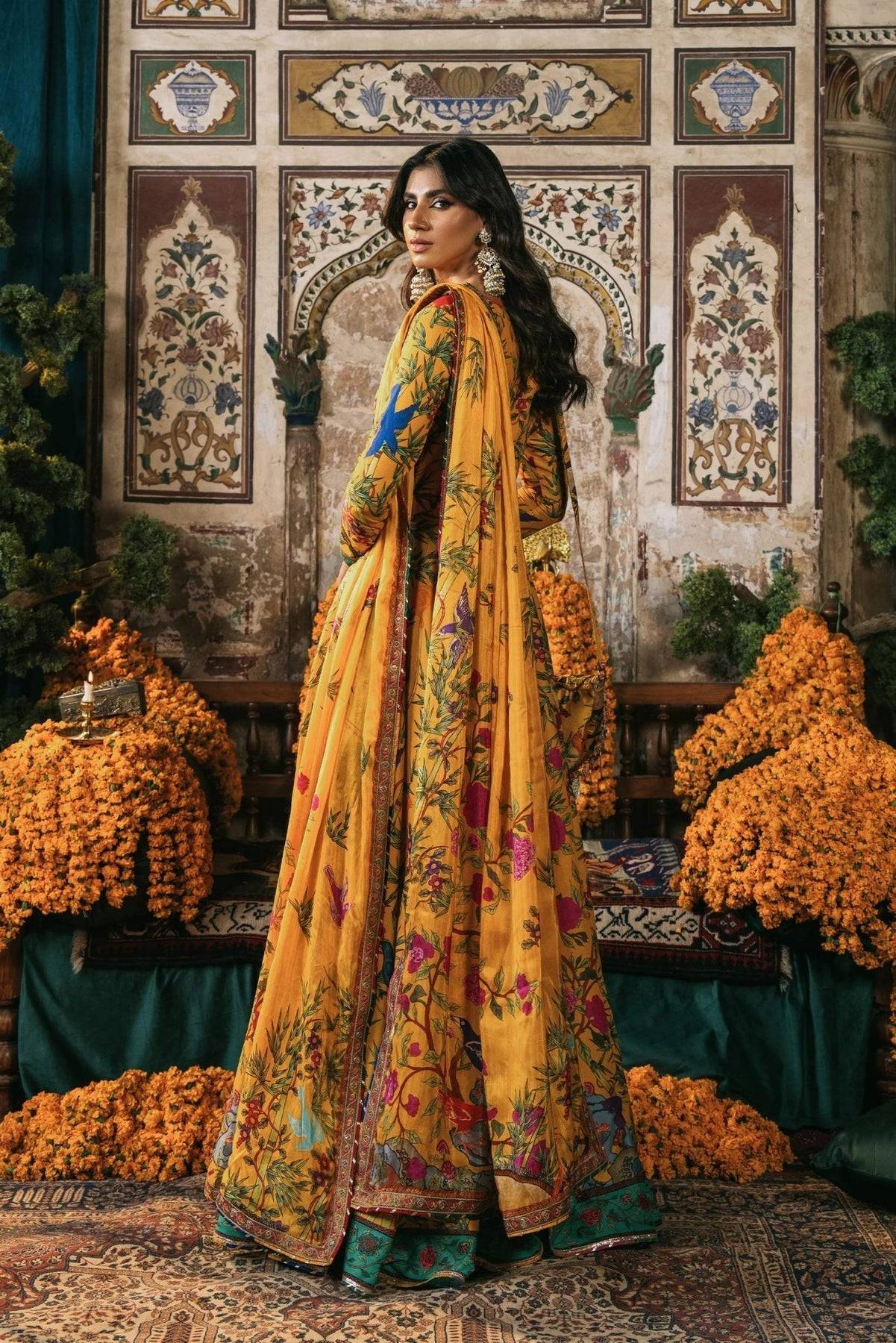 Fahad Hussayn | Lawn Banger | Magra - Pakistani Designer Dress - by Fahad Hussayn | Type: Ladies Clothes - 100% Original at Saira Sultan