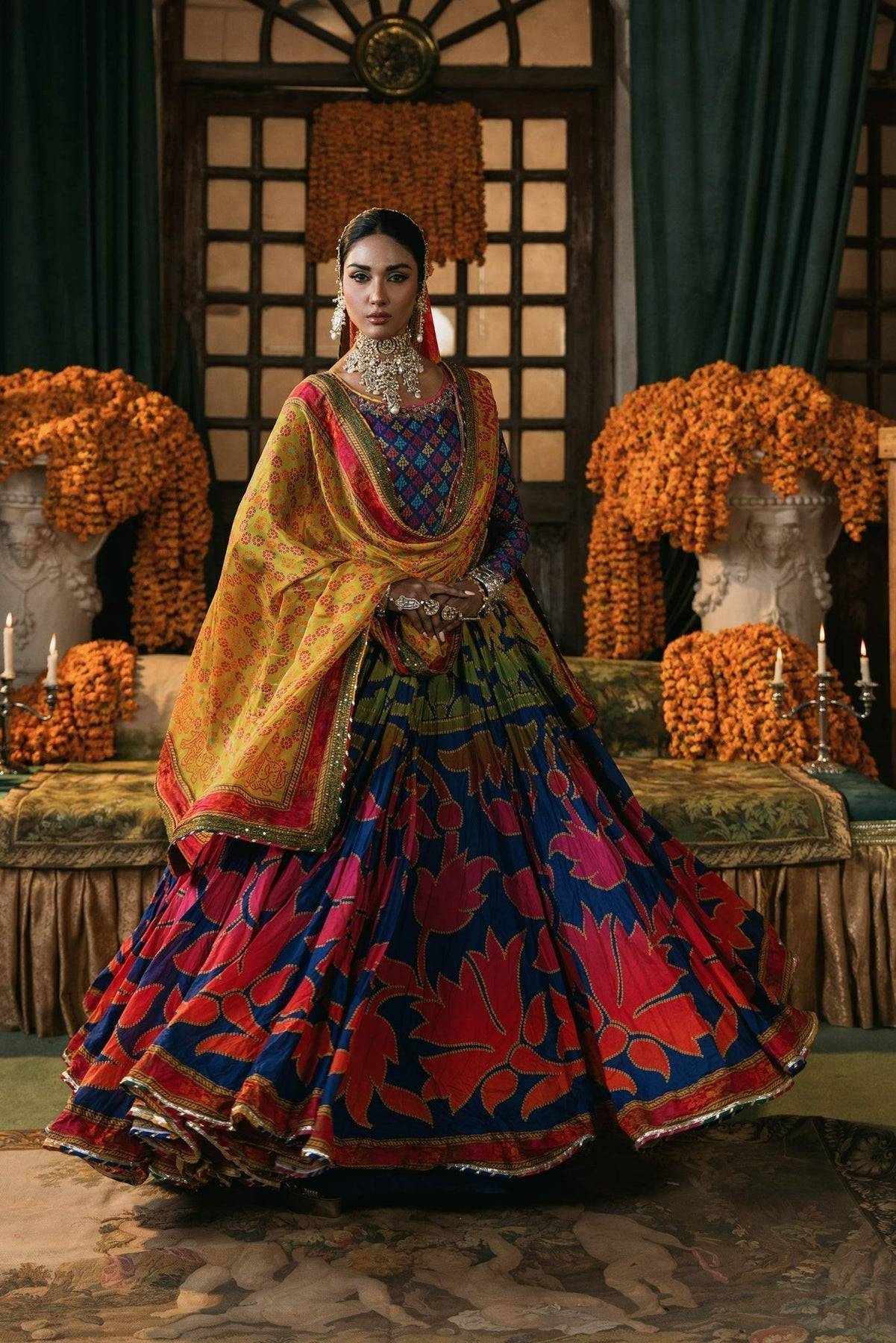 Fahad Hussayn | Lawn Banger | Maharana - Pakistani Designer Dress - by Fahad Hussayn | Type: Ladies Clothes - 100% Original at Saira Sultan