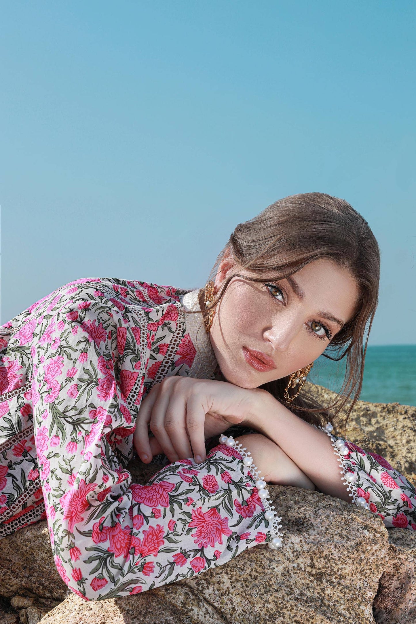 Sana Safinaz | Mahay Spring 24 | H241-004A-3CG - Pakistani Designer Dress - by Sana Safinaz | Type: Luxury - 100% Original at Saira Sultan
