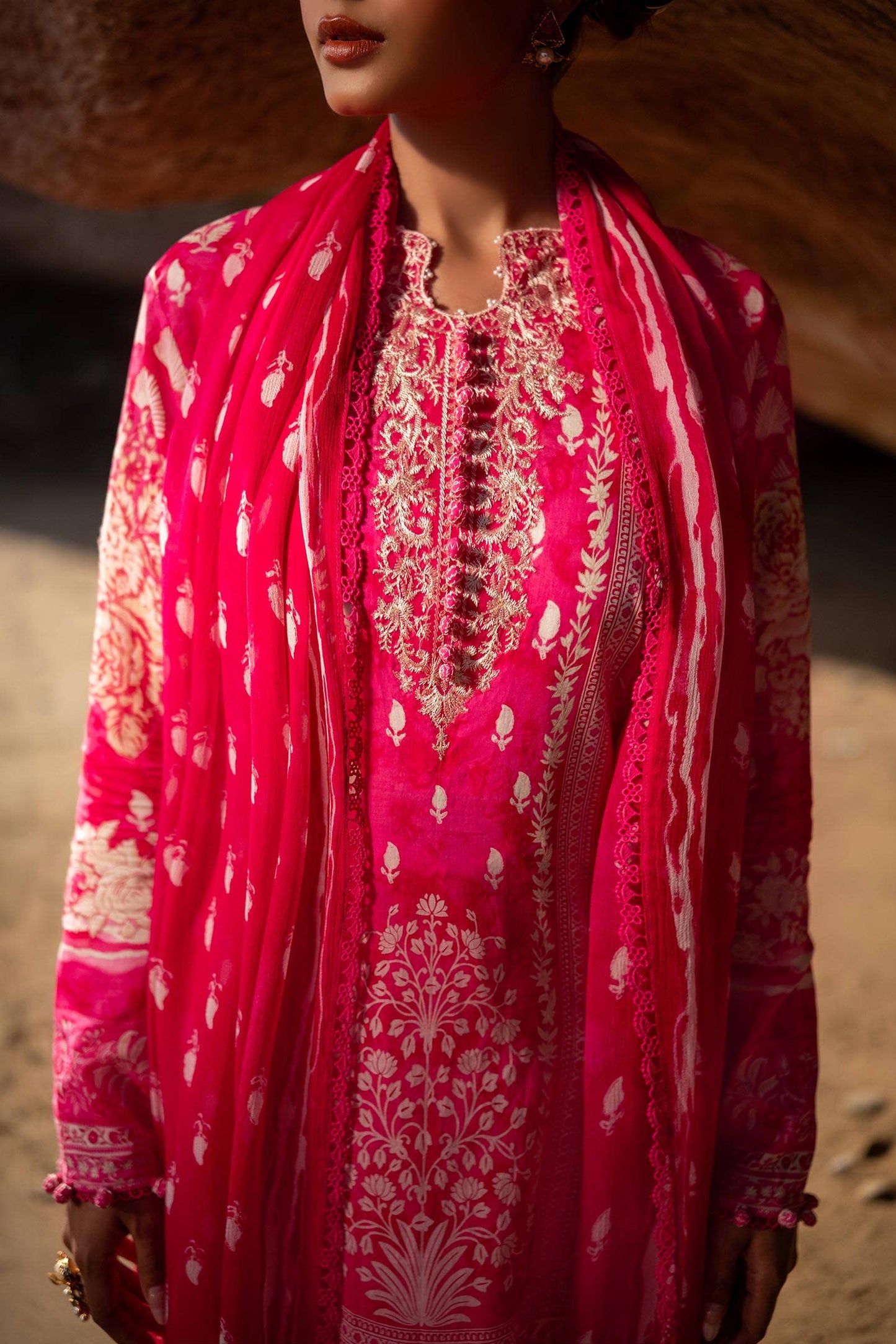 Sana Safinaz | Mahay Spring 24 | H241-005A-3CI - Pakistani Designer Dress - by Sana Safinaz | Type: Luxury - 100% Original at Saira Sultan