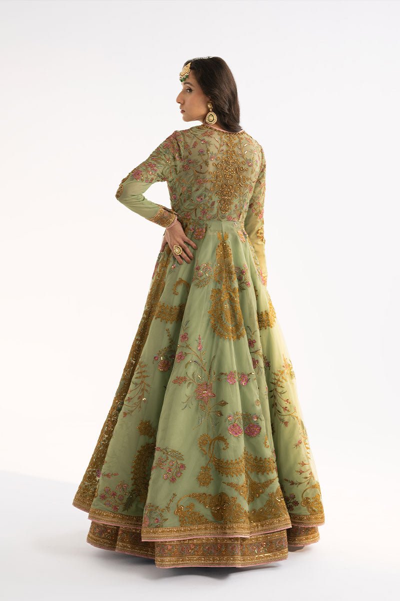 Fahad Hussayn | Ashk o Atar | MAHDIYAR S Sage Green Net