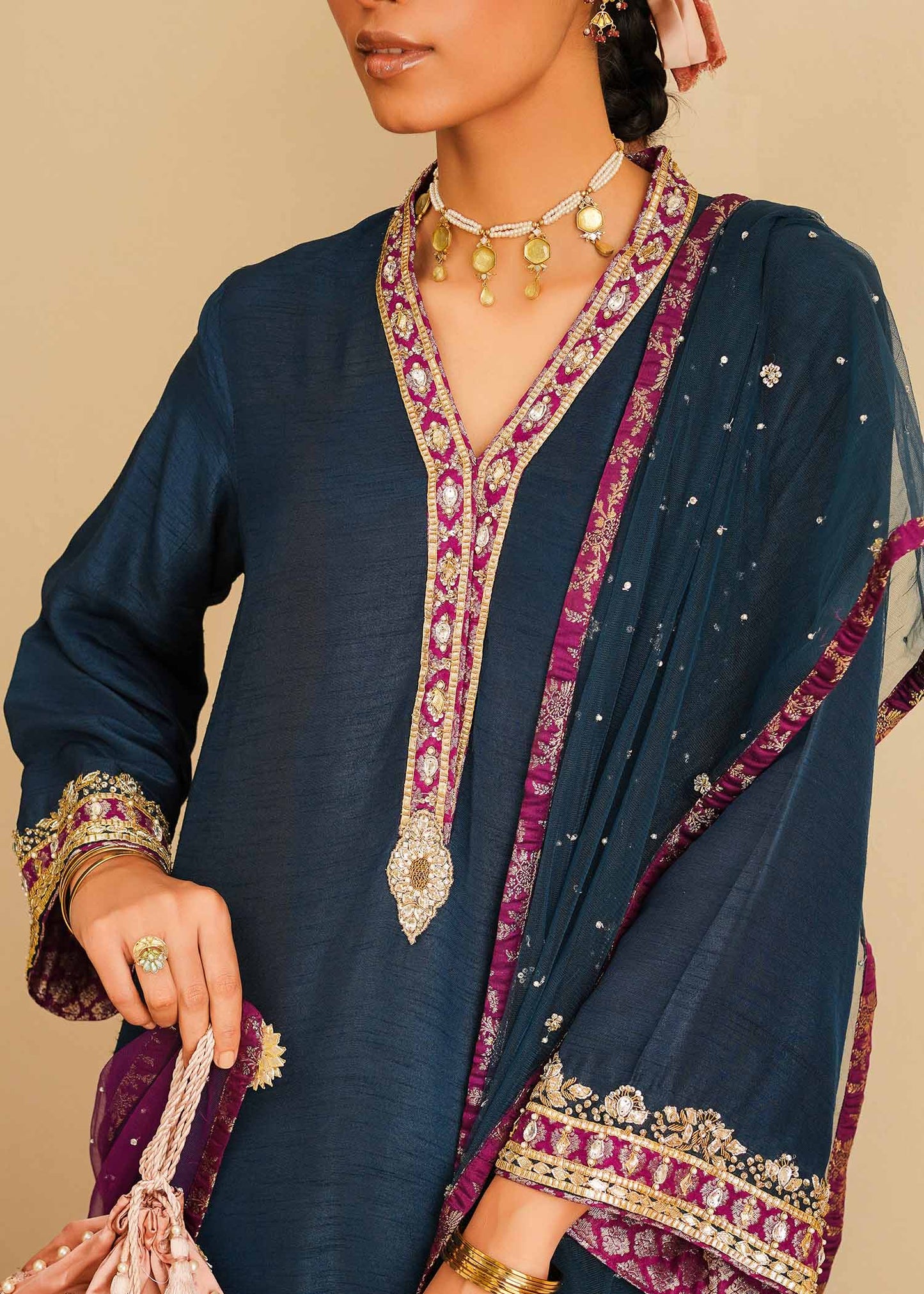 Mahgul | Eid Edit 2024 | Daria - Pakistani Designer Dress - by Mahgul | Type: Luxury - 100% Original at Saira Sultan