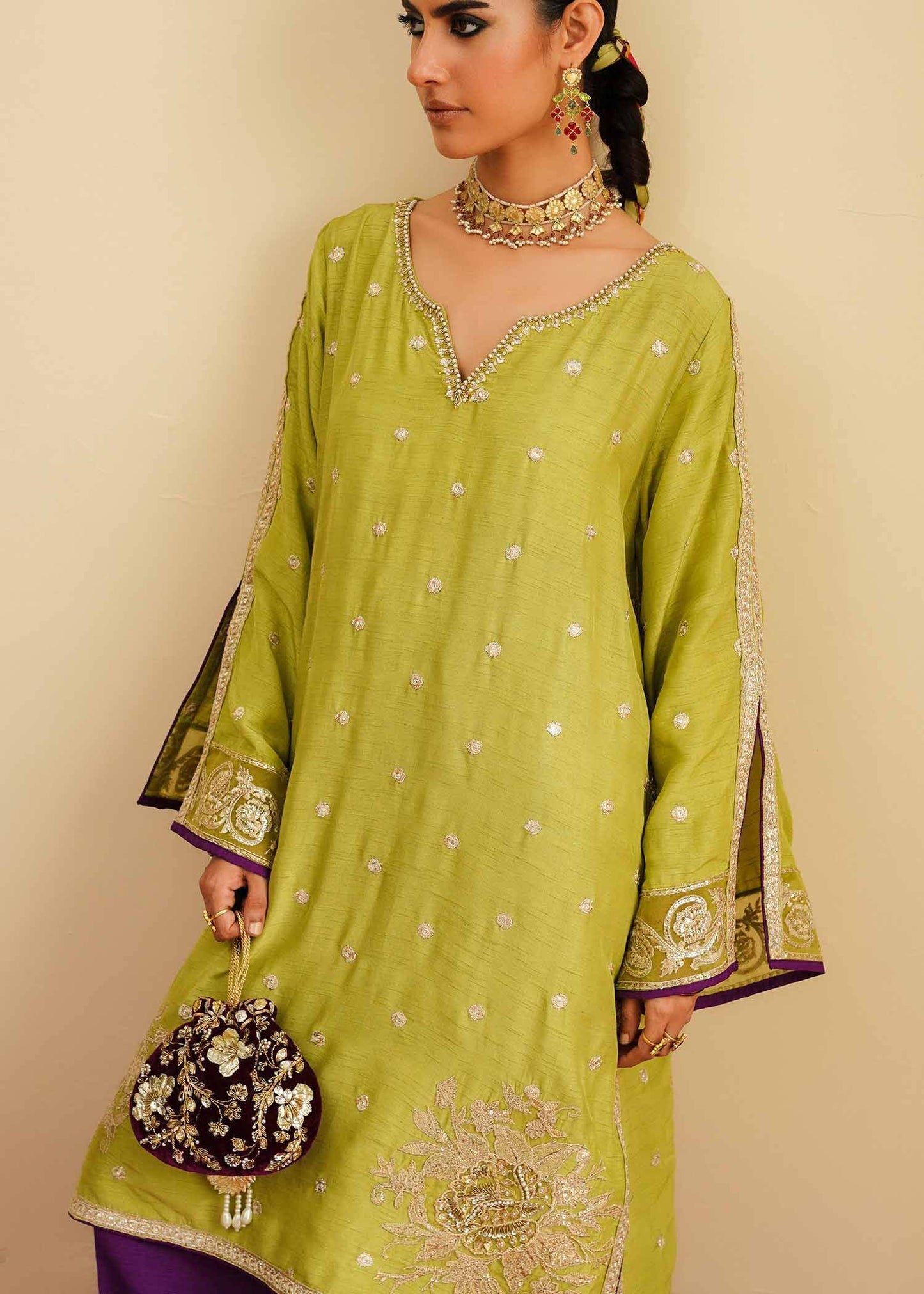 Mahgul | Eid Edit 2024 | Twilight Garden - Pakistani Designer Dress - by Mahgul | Type: Luxury - 100% Original at Saira Sultan