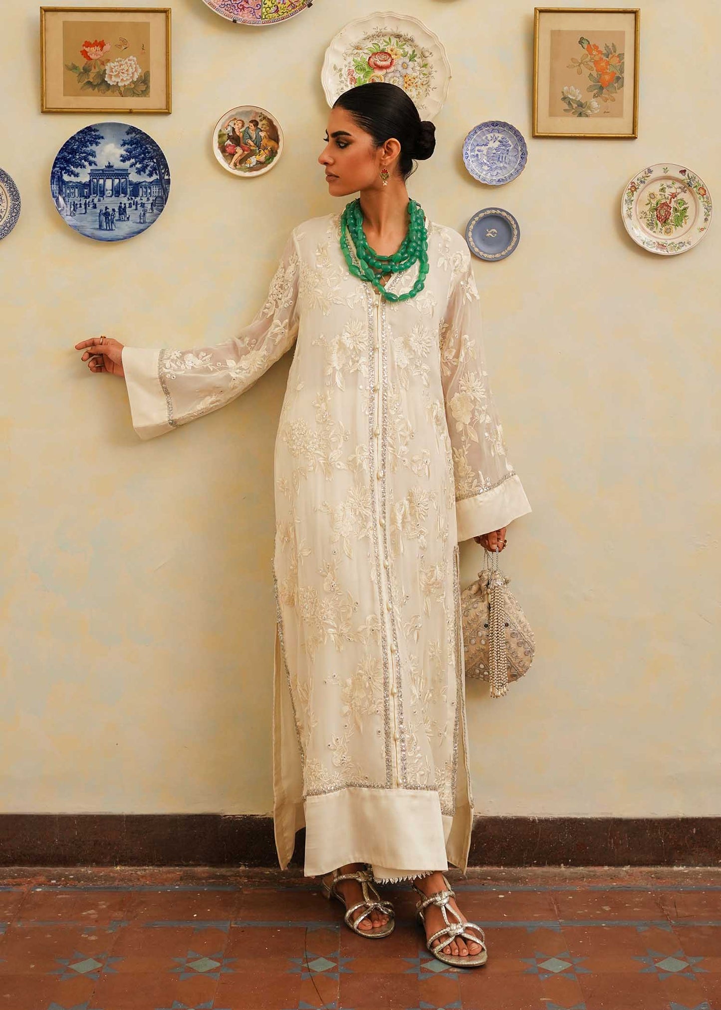 Mahgul | Eid Edit 2024 | Luxe Ivoir - Pakistani Designer Dress - by Mahgul | Type: Luxury - 100% Original at Saira Sultan
