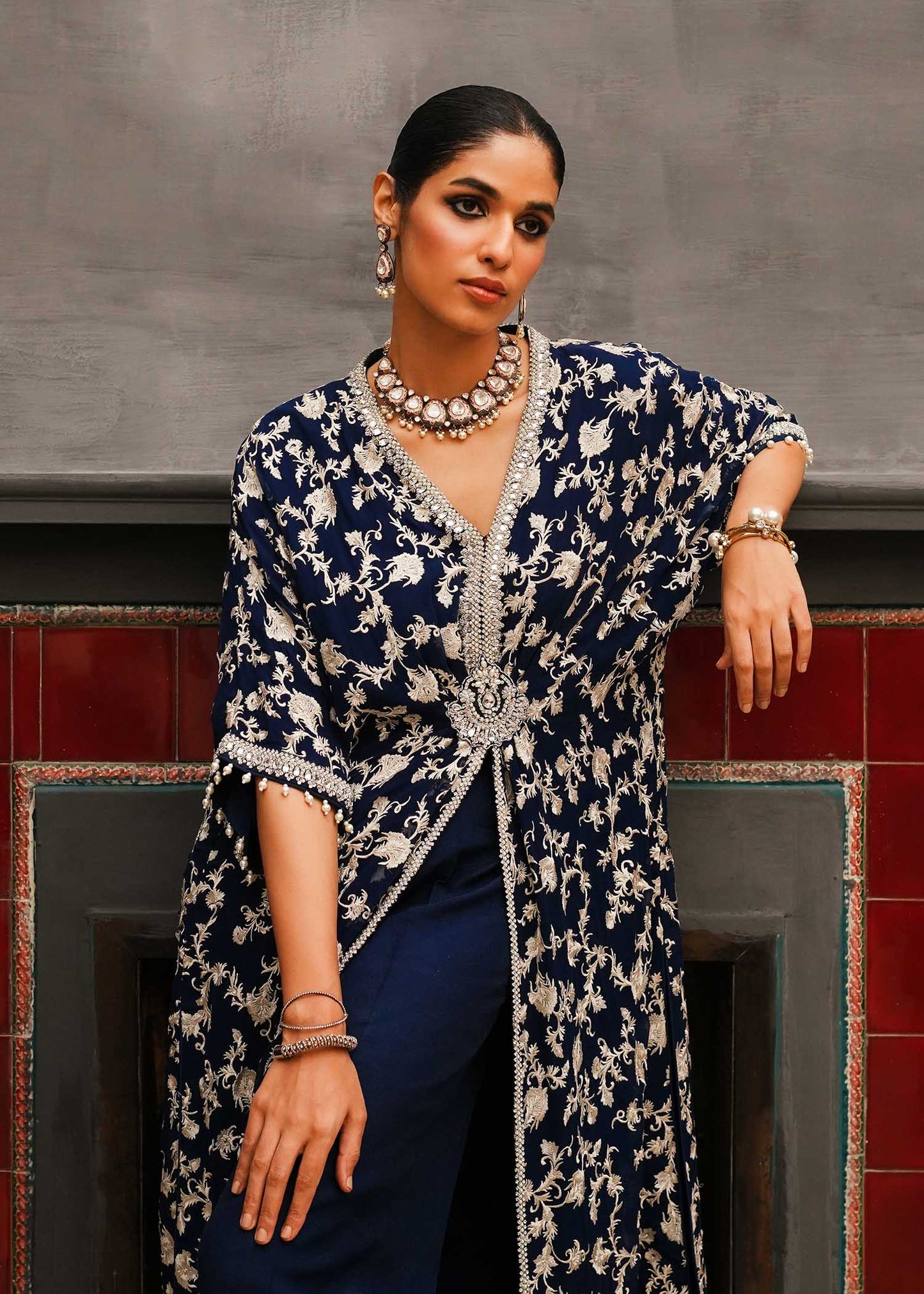 Mahgul | Eid Edit 2024 | Midnight Sun - Pakistani Designer Dress - by Mahgul | Type: Luxury - 100% Original at Saira Sultan