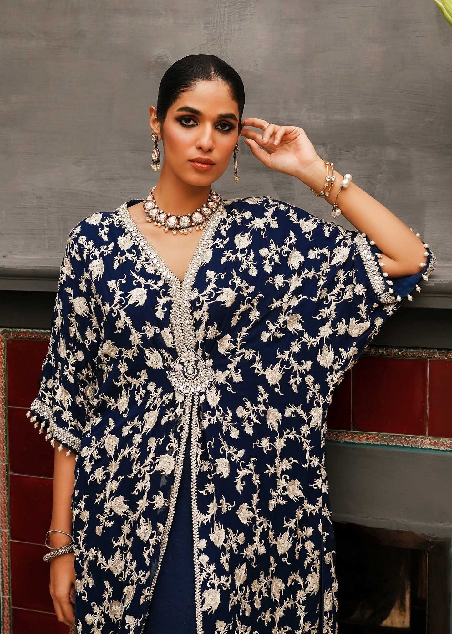 Mahgul | Eid Edit 2024 | Midnight Sun - Pakistani Designer Dress - by Mahgul | Type: Luxury - 100% Original at Saira Sultan
