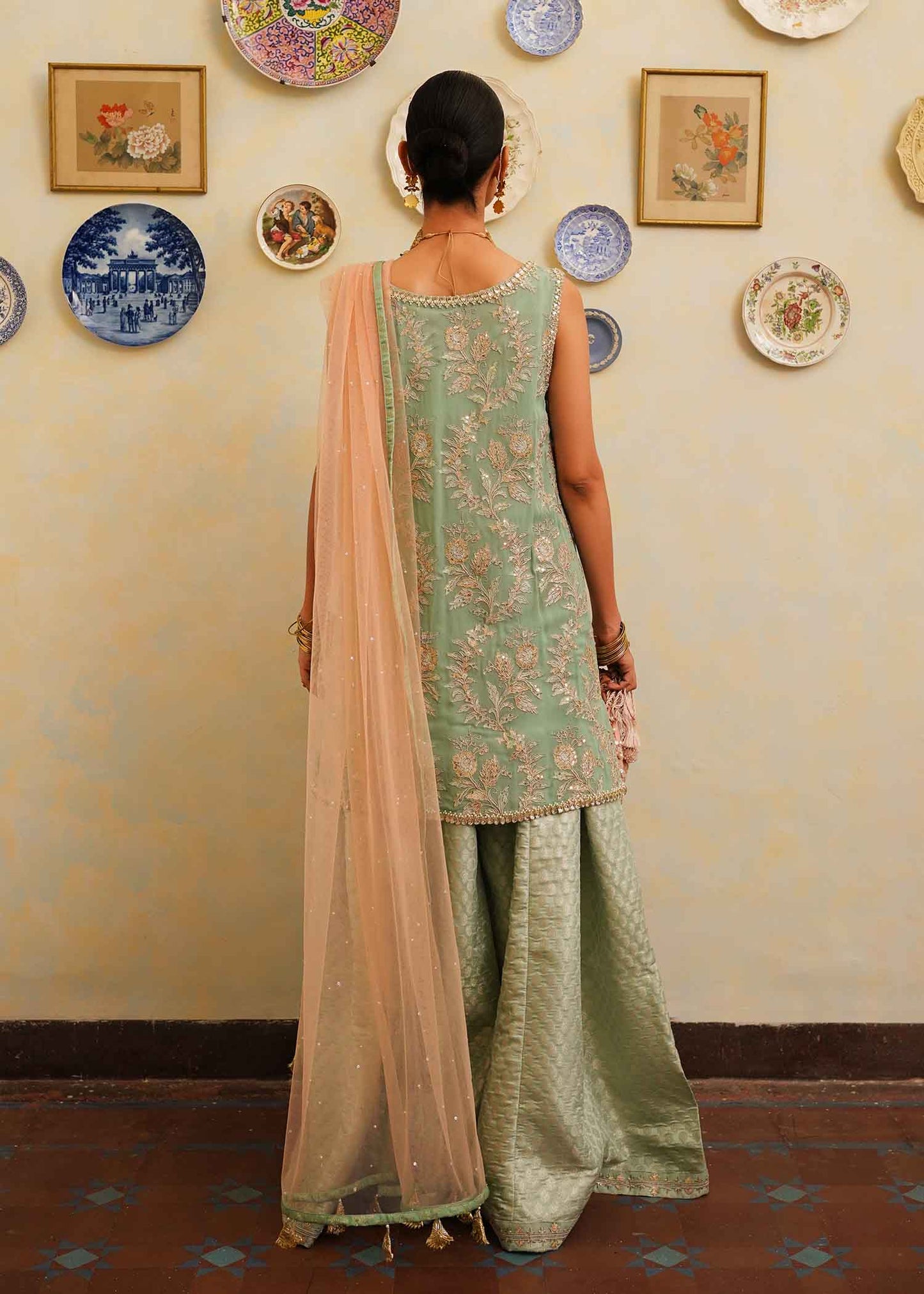 Mahgul | Eid Edit 2024 | Aqua Dream - Pakistani Designer Dress - by Mahgul | Type: Luxury - 100% Original at Saira Sultan