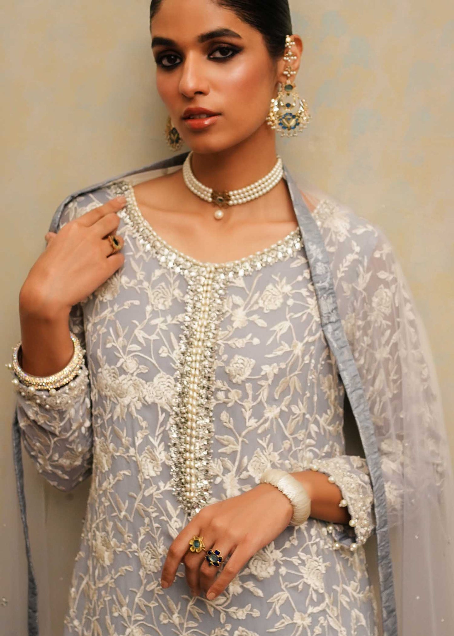 Mahgul | Eid Edit 2024 | Sage Reverie - Pakistani Designer Dress - by Mahgul | Type: Luxury - 100% Original at Saira Sultan