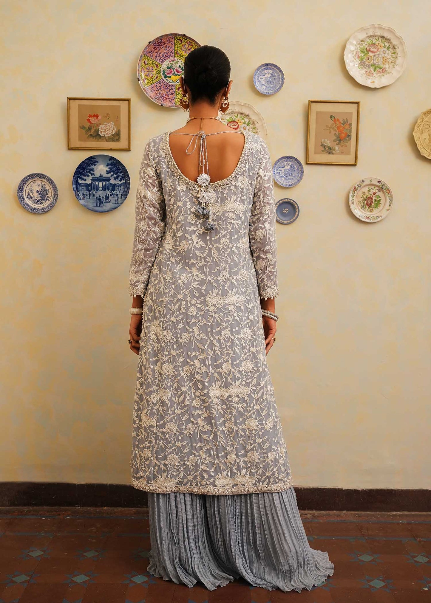 Mahgul | Eid Edit 2024 | Sage Reverie - Pakistani Designer Dress - by Mahgul | Type: Luxury - 100% Original at Saira Sultan