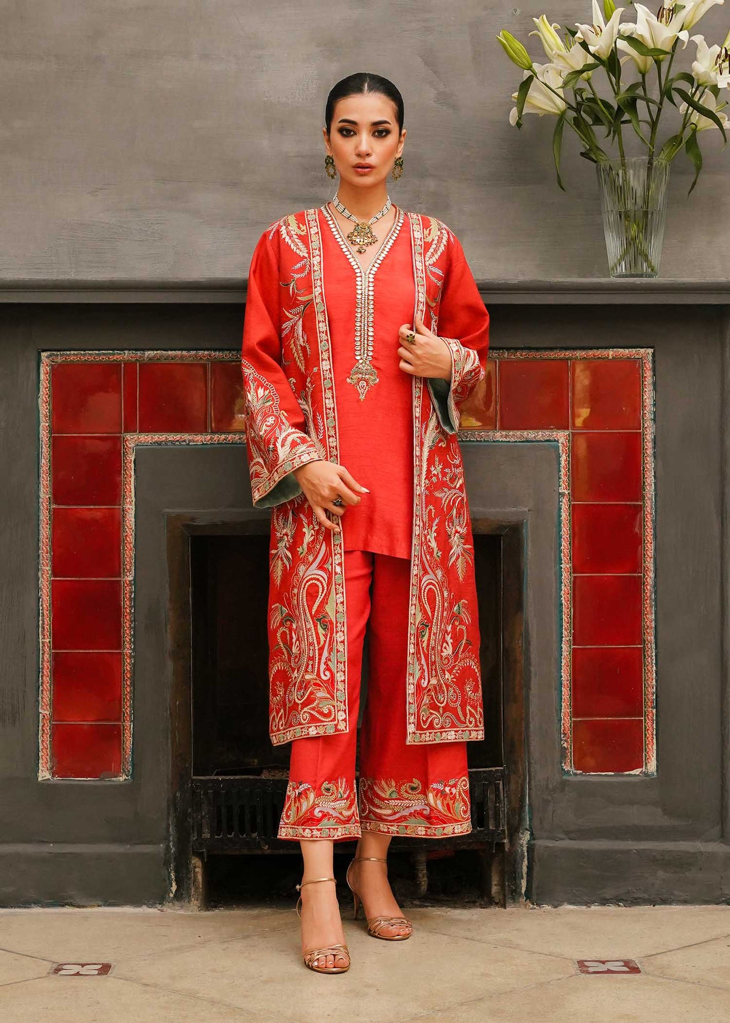 Mahgul | Eid Edit 2024 | Kashmiri Dreams - Pakistani Designer Dress - by Mahgul | Type: Luxury - 100% Original at Saira Sultan