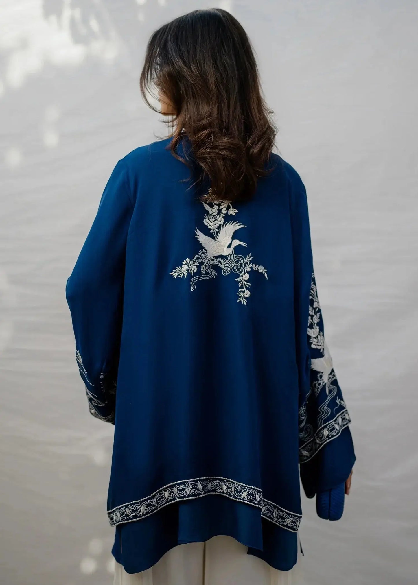 Mahgul | Eid Edit 2024 | Blue Crane - Pakistani Designer Dress - by Mahgul | Type: Luxury - 100% Original at Saira Sultan