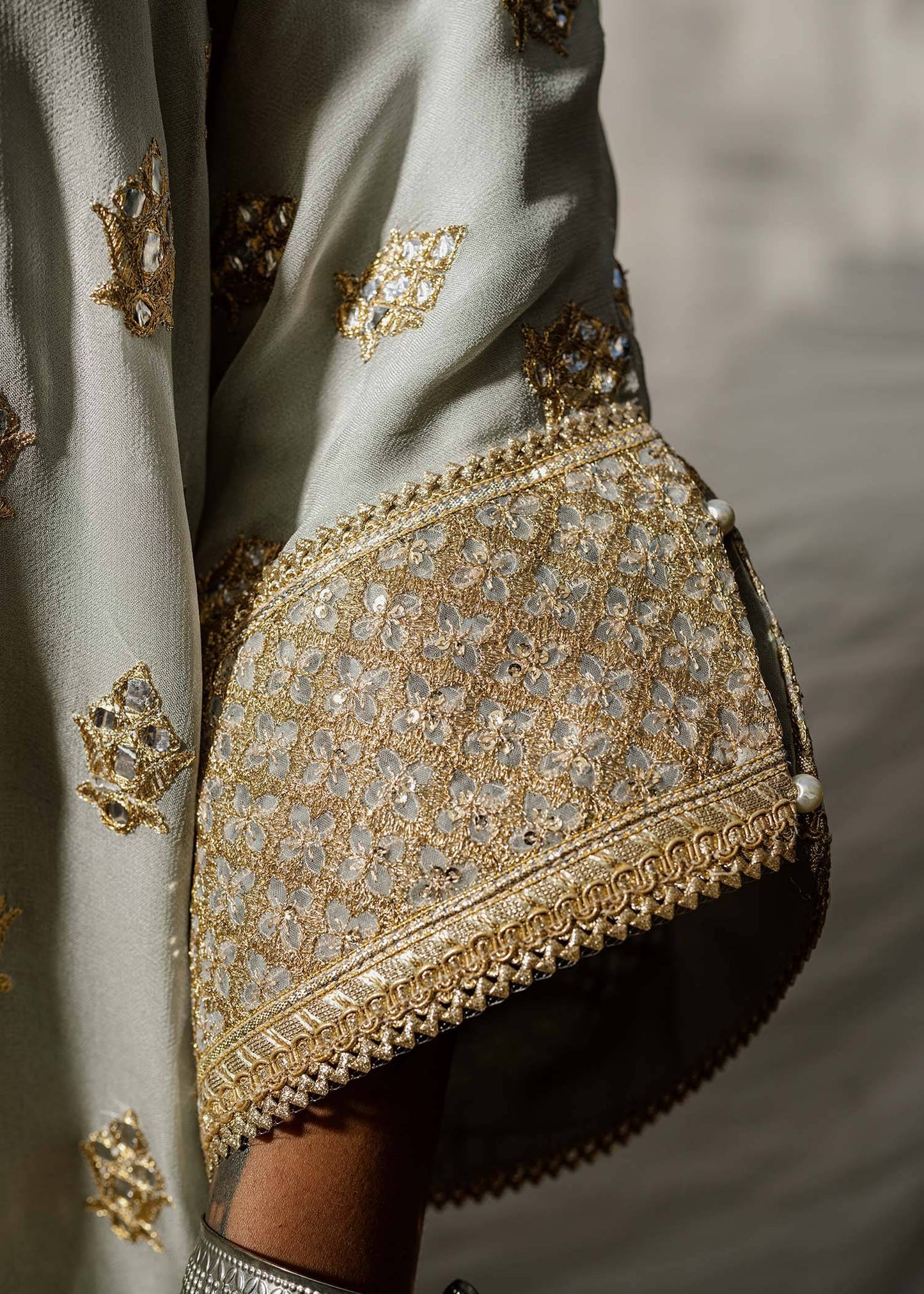 Mahgul | Eid Edit 2024 | Grey Amethyst - Pakistani Designer Dress - by Mahgul | Type: Luxury - 100% Original at Saira Sultan