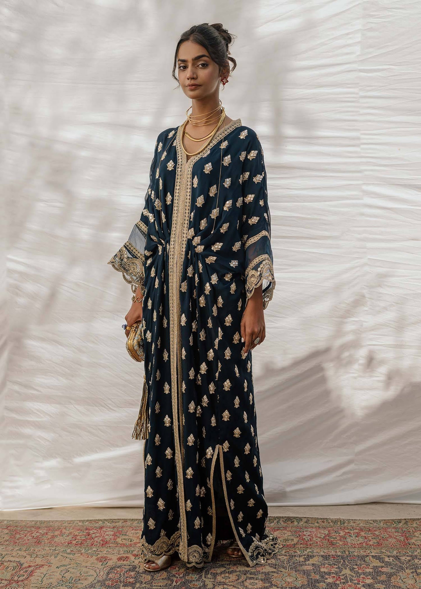Mahgul | Eid Edit 2024 | Indigo Mirror - Pakistani Designer Dress - by Mahgul | Type: Luxury - 100% Original at Saira Sultan