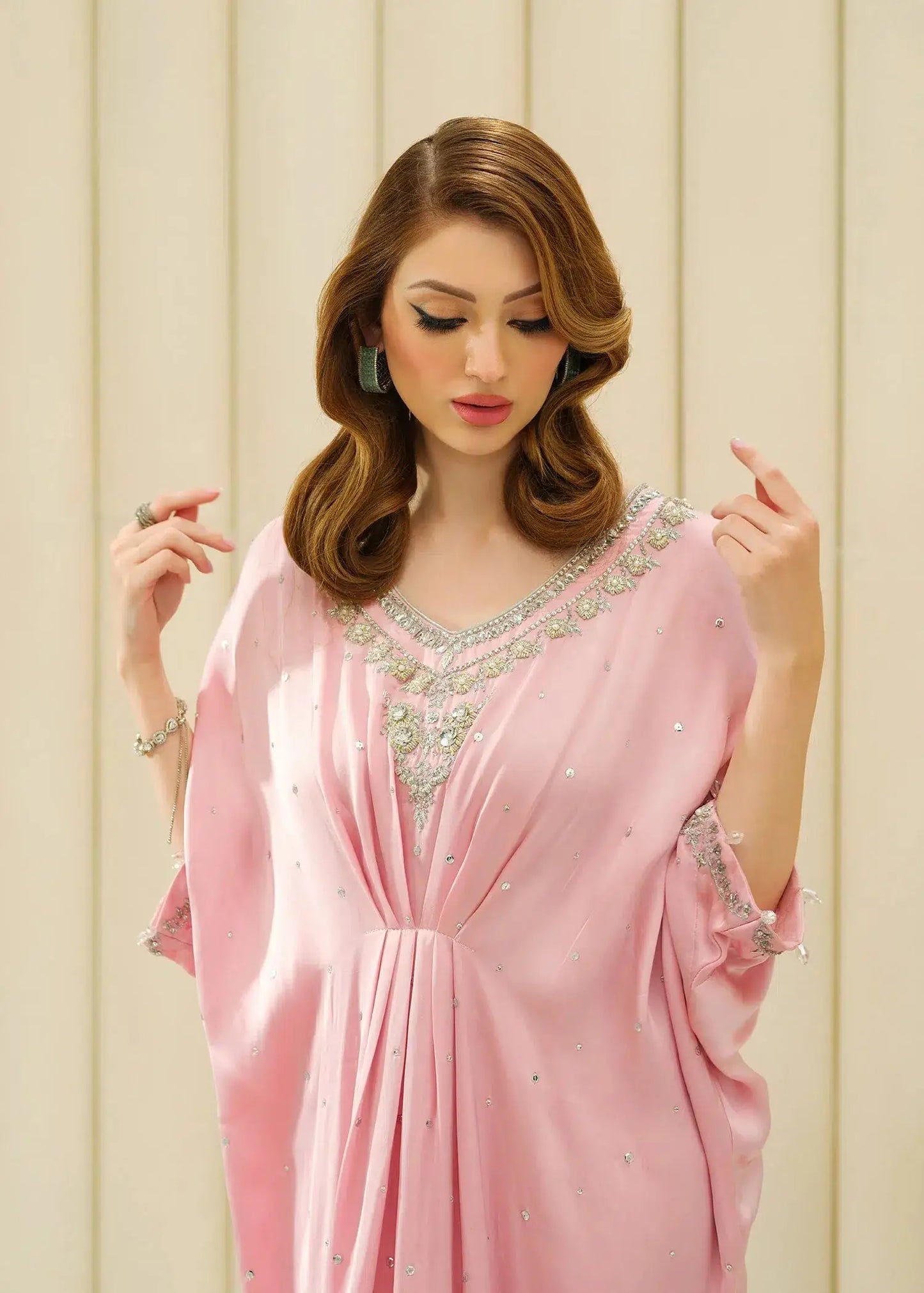 Mahum Asad | Forever and Ever Formals | Blush - Pakistani Designer Dress - by Mahum Asad | Type: Formal - 100% Original at Saira Sultan