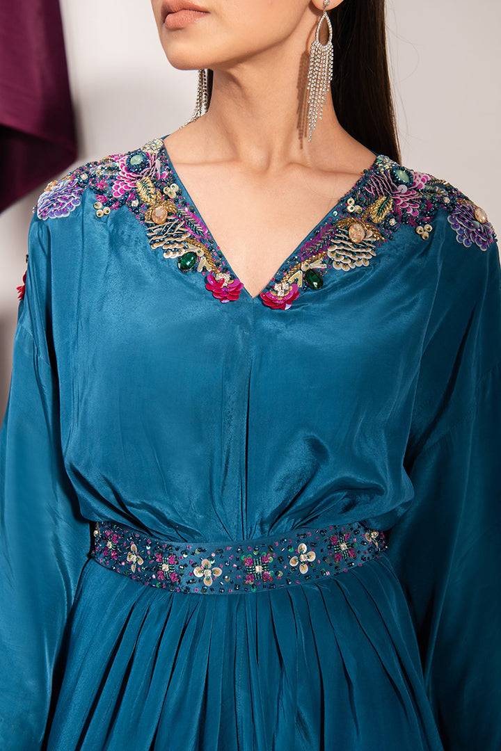 Maria Osama Khan | Tiffany Formals | Sapphire - Pakistani Designer Dress - by Maria Osama Khan | Type: Formal - 100% Original at Saira Sultan
