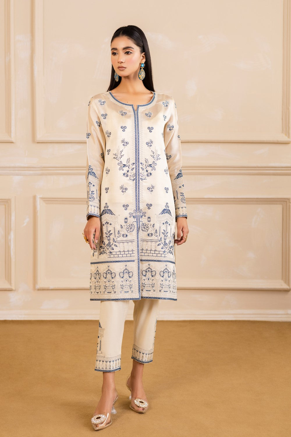 Maryum N Maria | Zaira Pret | MARIGOLD XS Ivory Organza Silk