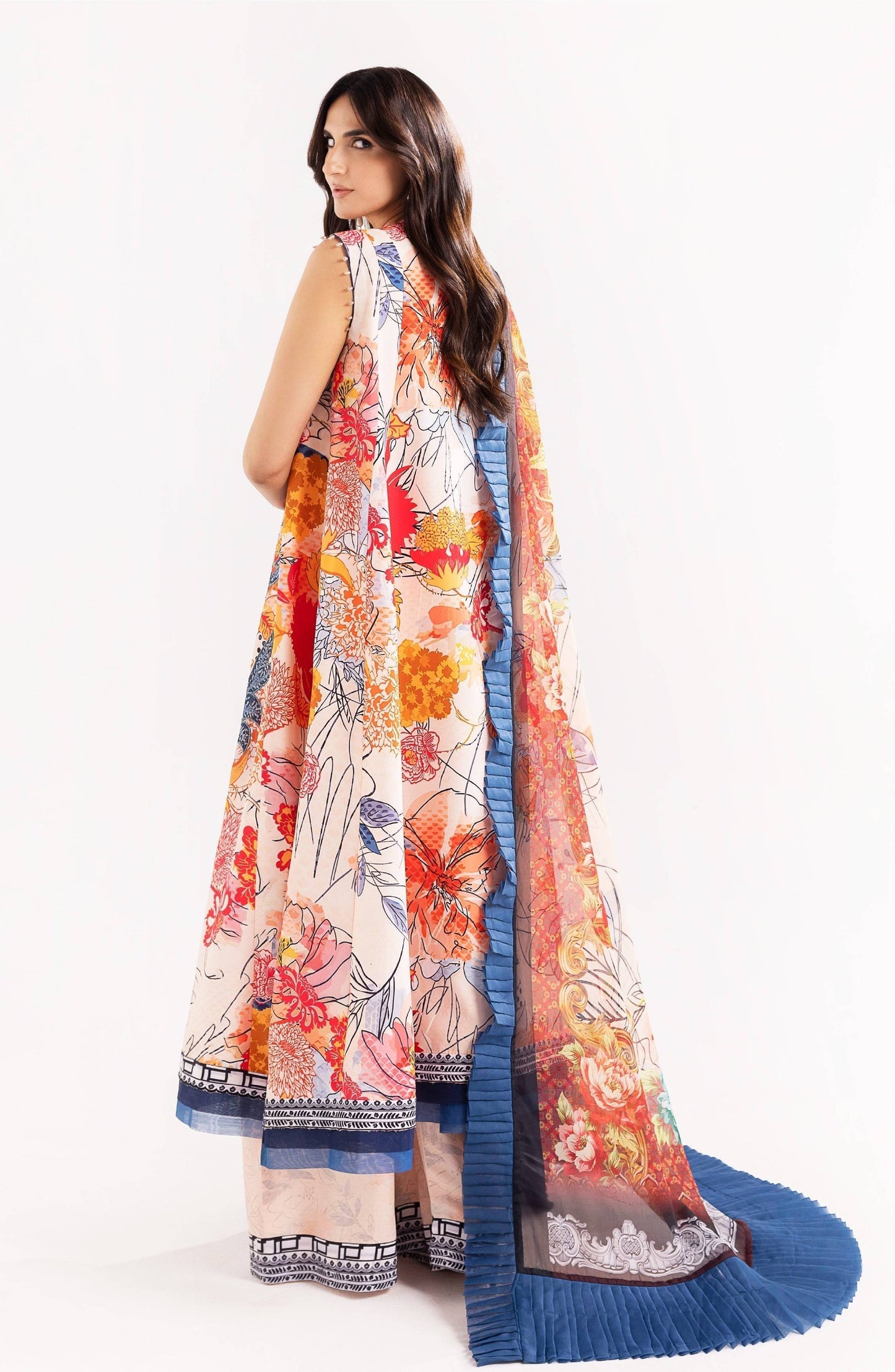 Maryum N Maria | Eid Luxury Lawn 24 | Shafaq - Pakistani Designer Dress - by Marym N Maria | Type: Luxury - 100% Original at Saira Sultan