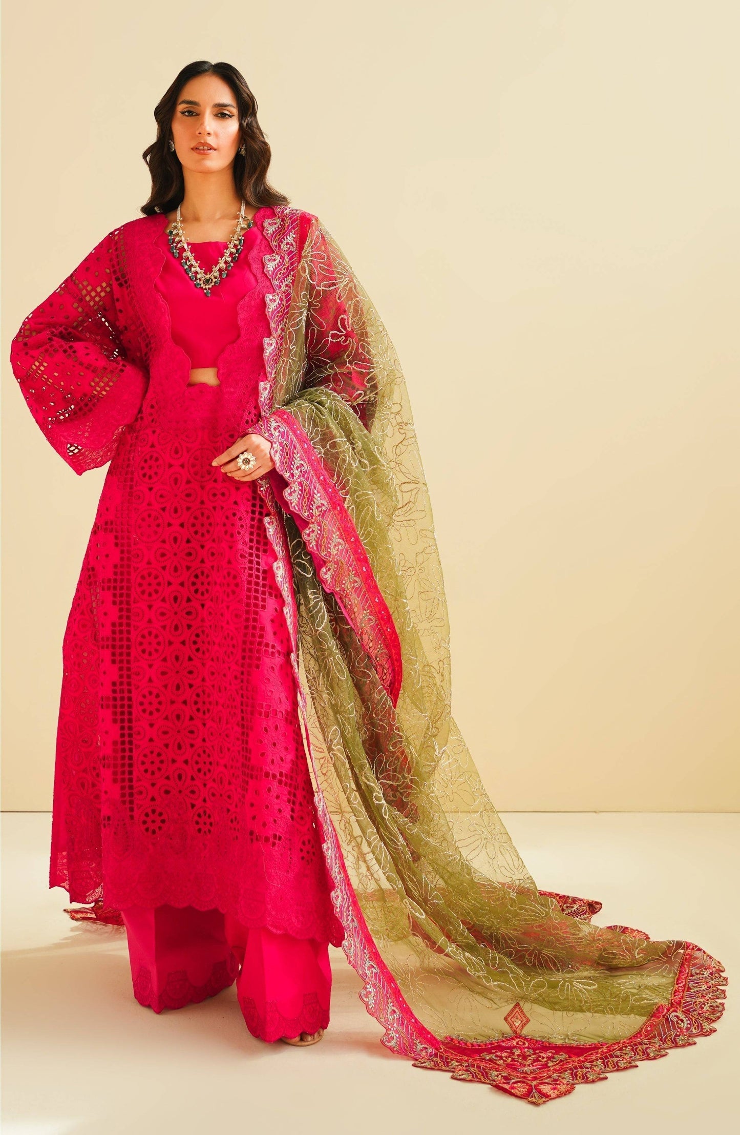 Maryum N Maria | Eid Luxury Lawn 24 | Yasmin - Pakistani Designer Dress - by Maryum N Maria | Type: Luxury - 100% Original at Saira Sultan