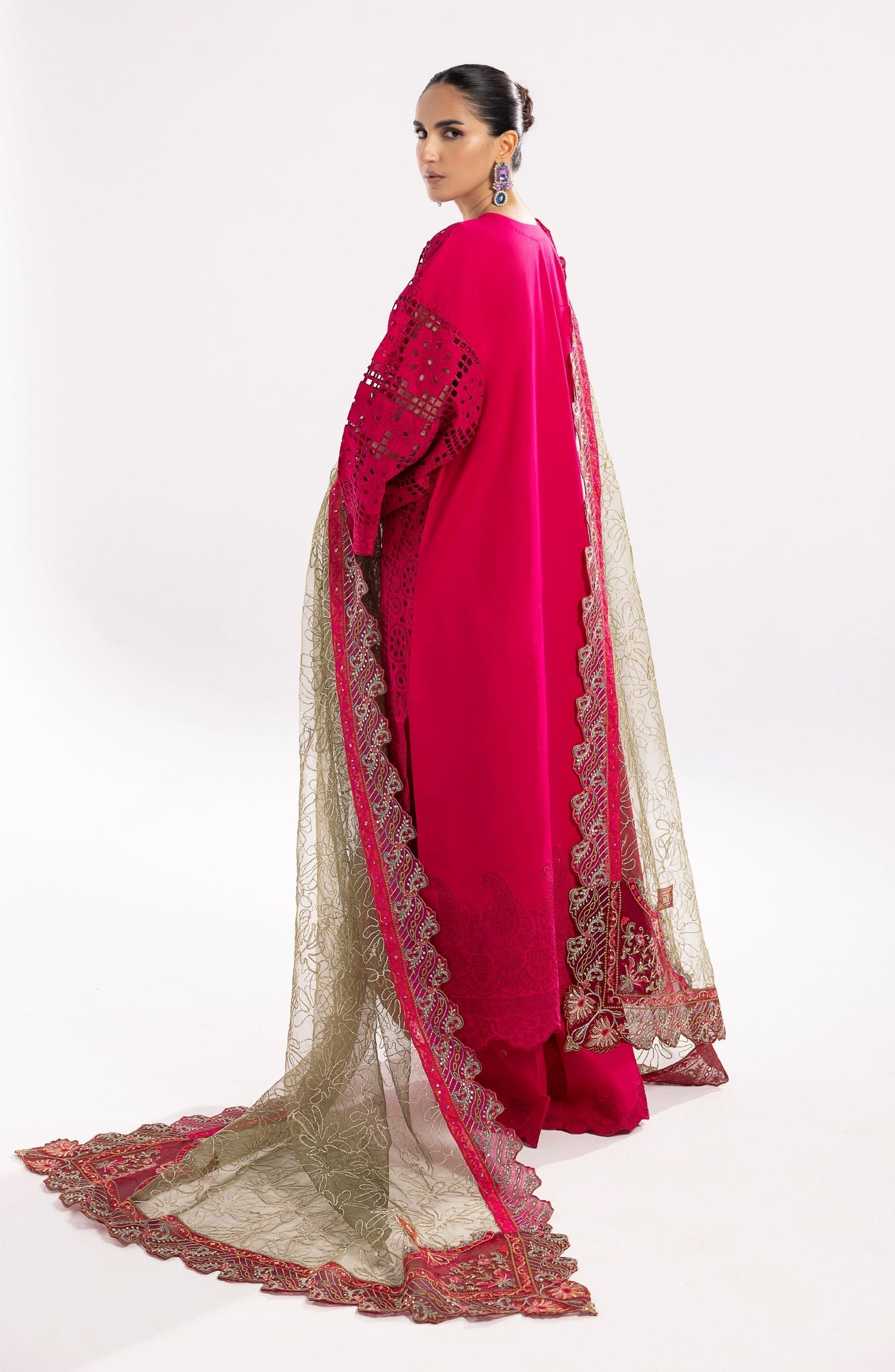 Maryum N Maria | Eid Luxury Lawn 24 | Yasmin - Pakistani Designer Dress - by Maryum N Maria | Type: Luxury - 100% Original at Saira Sultan