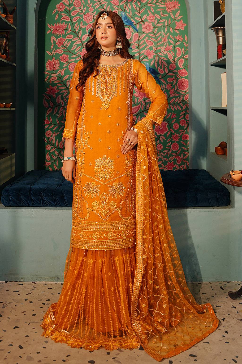 Maryams | Reet Formals | R-104 - Pakistani Designer Dress - by Maryams | Type: Formal - 100% Original at Saira Sultan