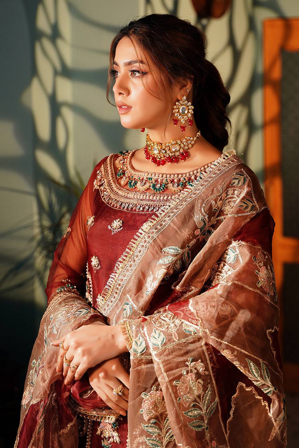 Maryams | Reet Formals | R-101 - Pakistani Designer Dress - by Maryams | Type: Formal - 100% Original at Saira Sultan