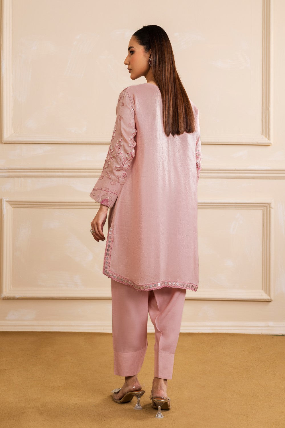 Maryum N Maria | Zaira Pret | MARZIA S Blush Pink Korean Silk