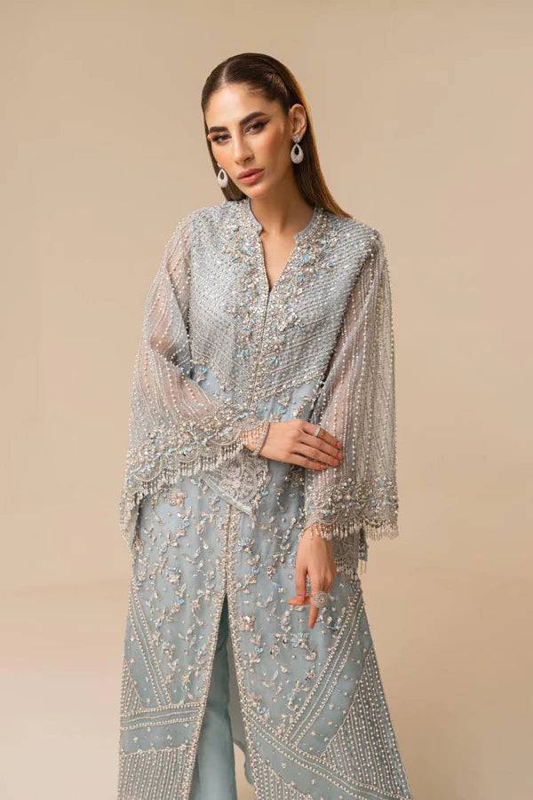 Jeem | Luxury Pret | MAYA BLUE - Pakistani Designer Dress - by Jeem | Type: Luxury - 100% Original at Saira Sultan