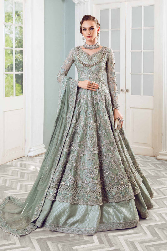 Maria B | Bridal Couture | Chantrea - Pakistani Designer Dress - by Maria B | Type: Ladies Clothes - 100% Original at Saira Sultan