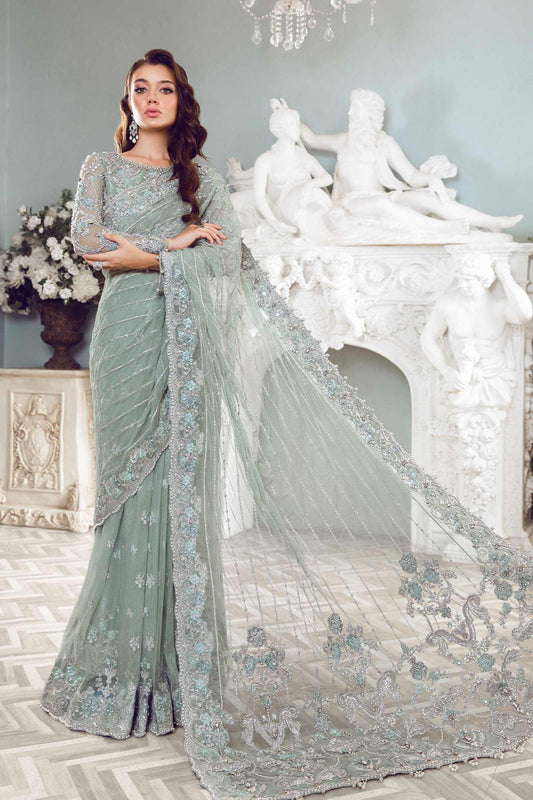 Maria B | Bridal Couture | Helene - Pakistani Designer Dress - by Maria B | Type: Ladies Clothes - 100% Original at Saira Sultan