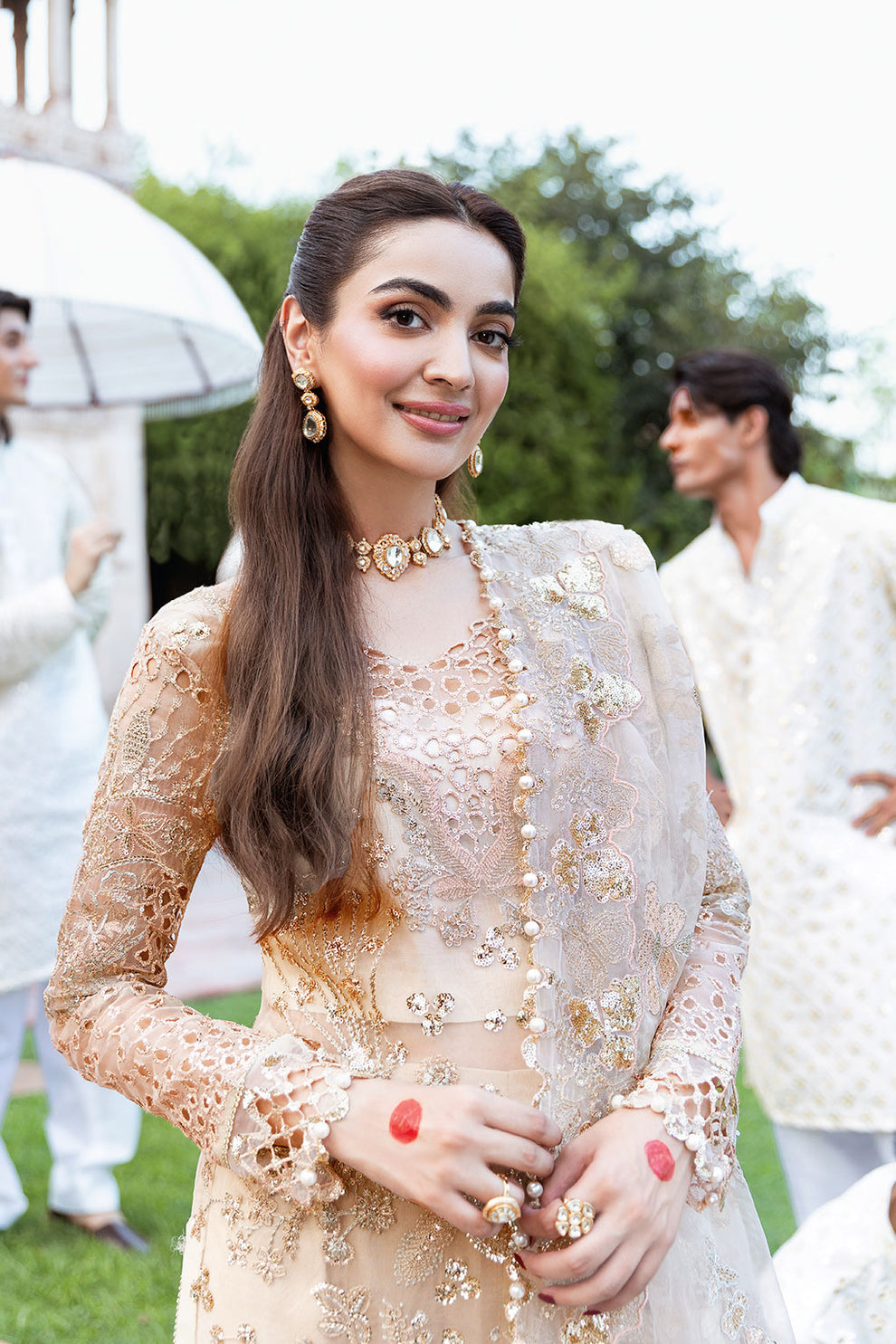 Shagna | Mehfil Festive Formals | SF-05- SUNDAL - Pakistani Designer Dress - by Ramsha - Type : Ladies Clothes - 100% Original at Saira Sultan