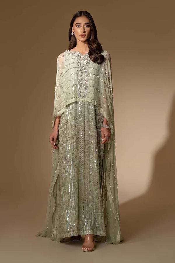 Jeem | Luxury Pret | MIA MINT GREEN - Pakistani Designer Dress - by Jeem | Type: Luxury - 100% Original at Saira Sultan