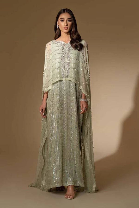 Jeem | Luxury Pret | MIA MINT GREEN - Pakistani Designer Dress - by Jeem | Type: Luxury - 100% Original at Saira Sultan
