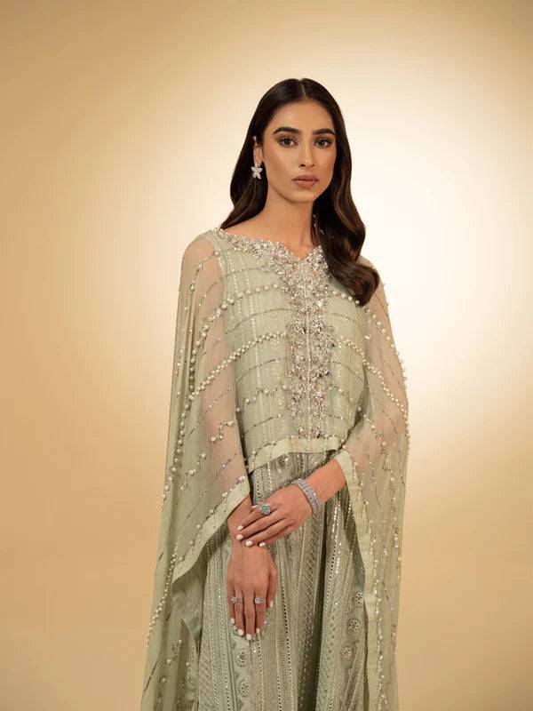 Jeem | Luxury Pret | MIA MINT GREEN - Pakistani Designer Dress - by Jeem | Type: Luxury - 100% Original at Saira Sultan