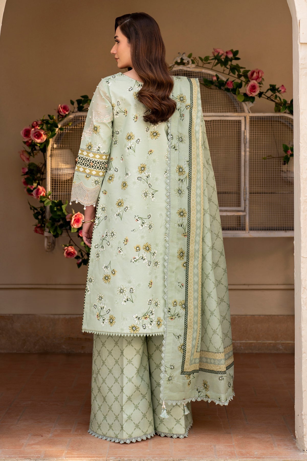 Alizeh | Levana Lawn | Mintel S Mint Green Lawn