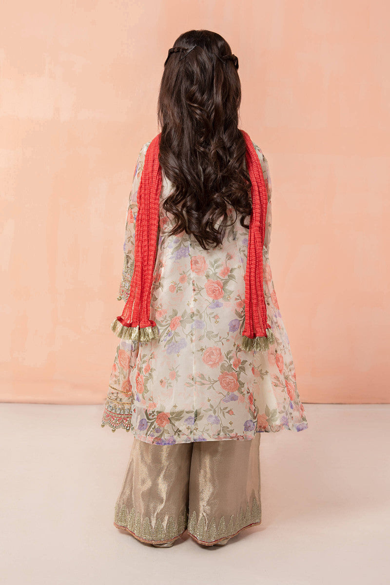 Maria B | 3 Piece Embroidered Suit | MKS-EF22-19R1 10-Aug White