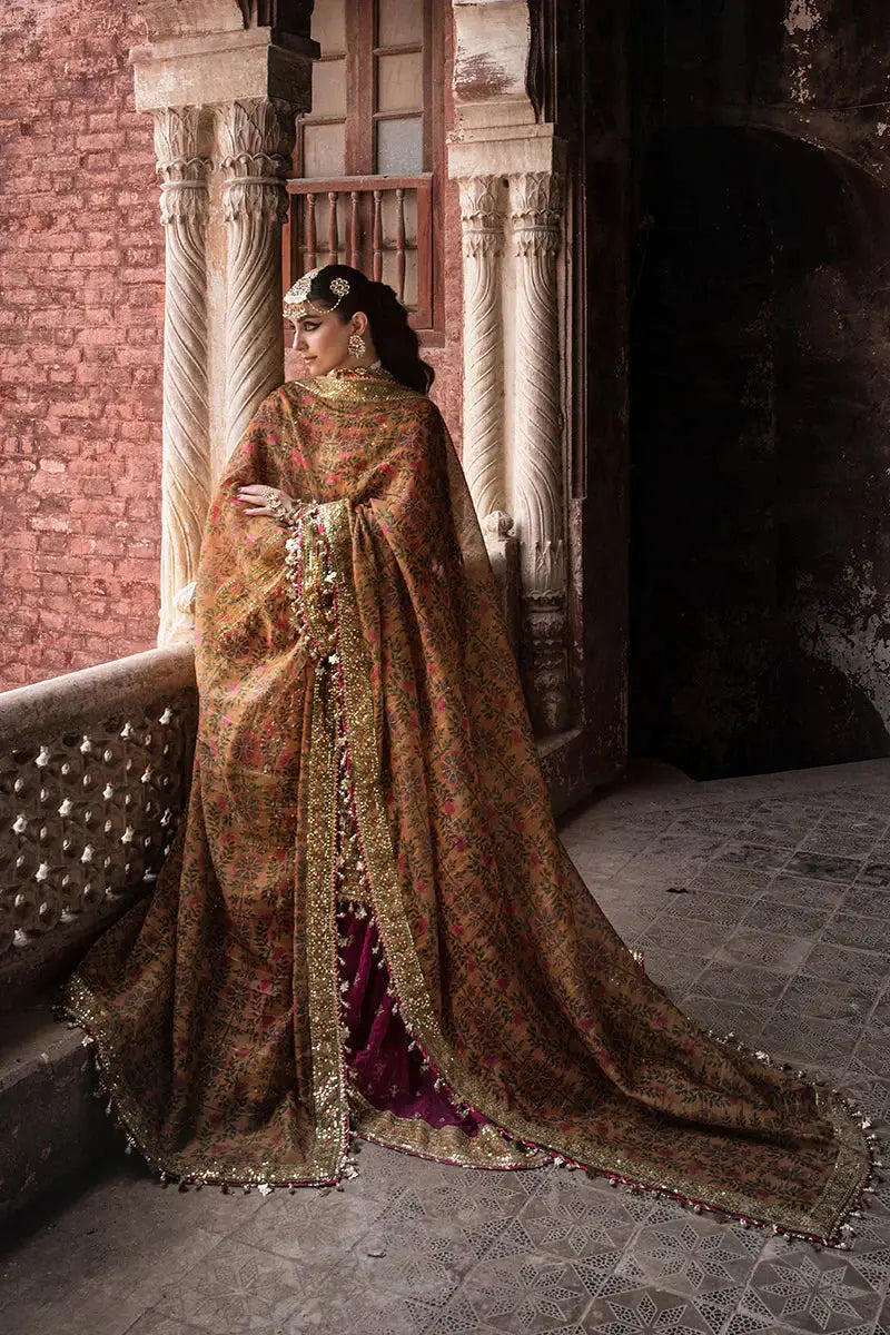 MNR | Talpur Dynasty 23 | Naranji - Pakistani Designer Dress - by MNR | Type: Bridal - 100% Original at Saira Sultan