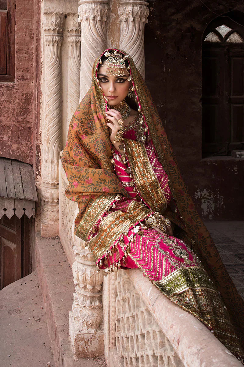 MNR | Talpur Dynasty 23 | Naranji - Pakistani Designer Dress - by MNR | Type: Bridal - 100% Original at Saira Sultan