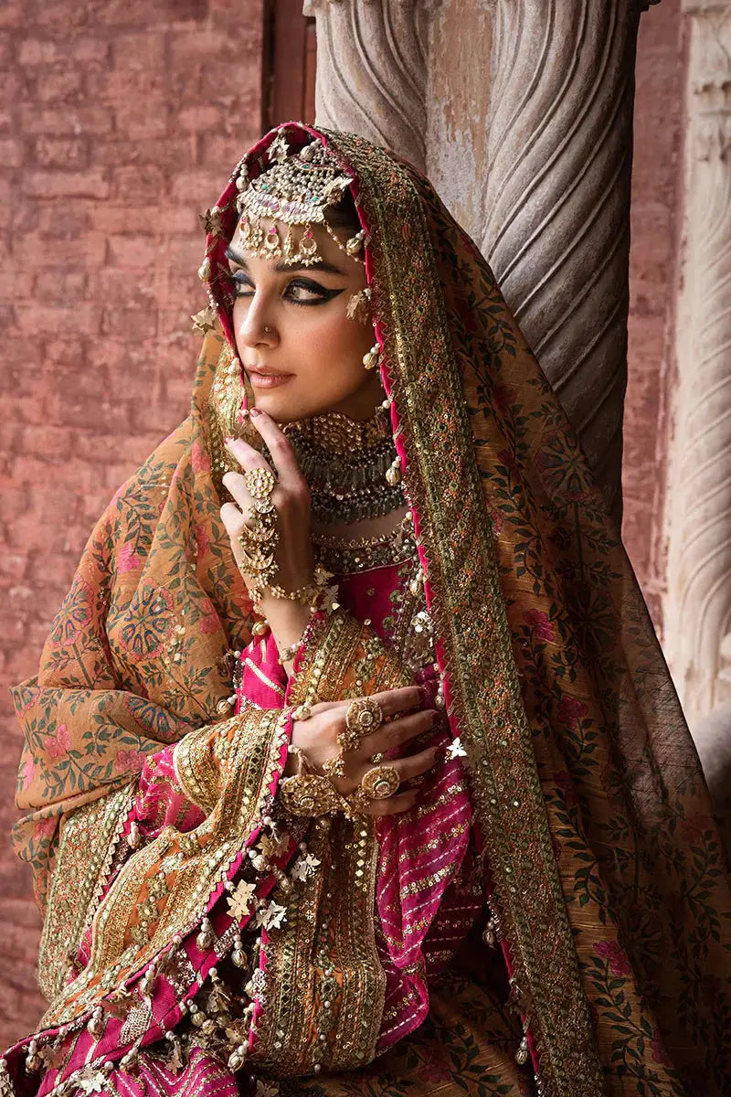 MNR | Talpur Dynasty 23 | Naranji - Pakistani Designer Dress - by MNR | Type: Bridal - 100% Original at Saira Sultan