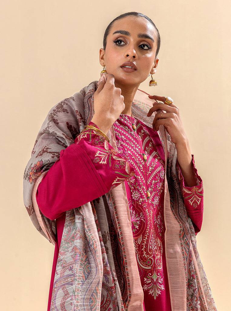 Morbagh | Lawn Collection 24 | RASPBERRY COULIS - Pakistani Designer Dress - by Morbagh | Type: Luxury - 100% Original at Saira Sultan