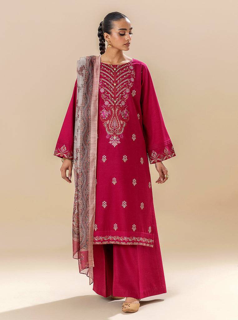 Morbagh | Lawn Collection 24 | RASPBERRY COULIS - Pakistani Designer Dress - by Morbagh | Type: Luxury - 100% Original at Saira Sultan