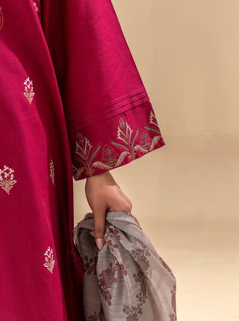 Morbagh | Lawn Collection 24 | RASPBERRY COULIS - Pakistani Designer Dress - by Morbagh | Type: Luxury - 100% Original at Saira Sultan