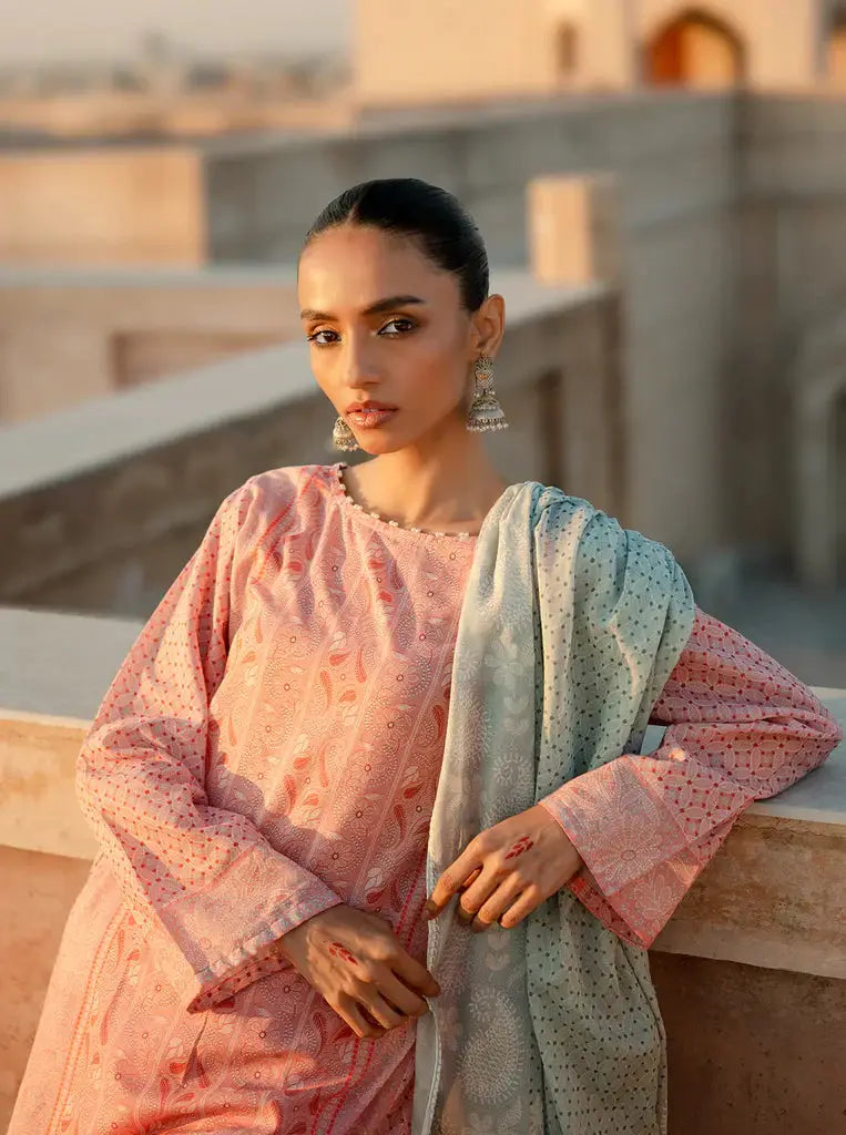 Morbagh | Lawn Collection 24 | SERENE NEEDLE - Pakistani Designer Dress - by Morbagh | Type: Luxury - 100% Original at Saira Sultan