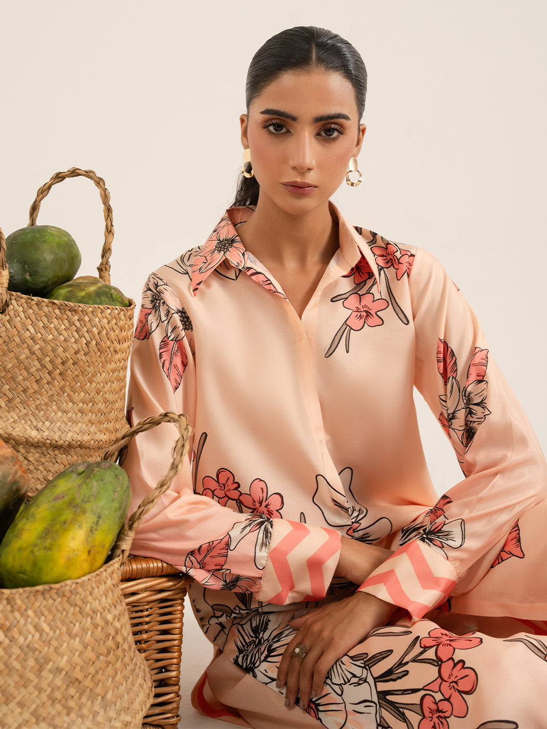 IZEL | Sunset street Pret | MUSE - Pakistani Designer Dress - by Izel - Type : Ladies Clothes - 100% Original at Saira Sultan