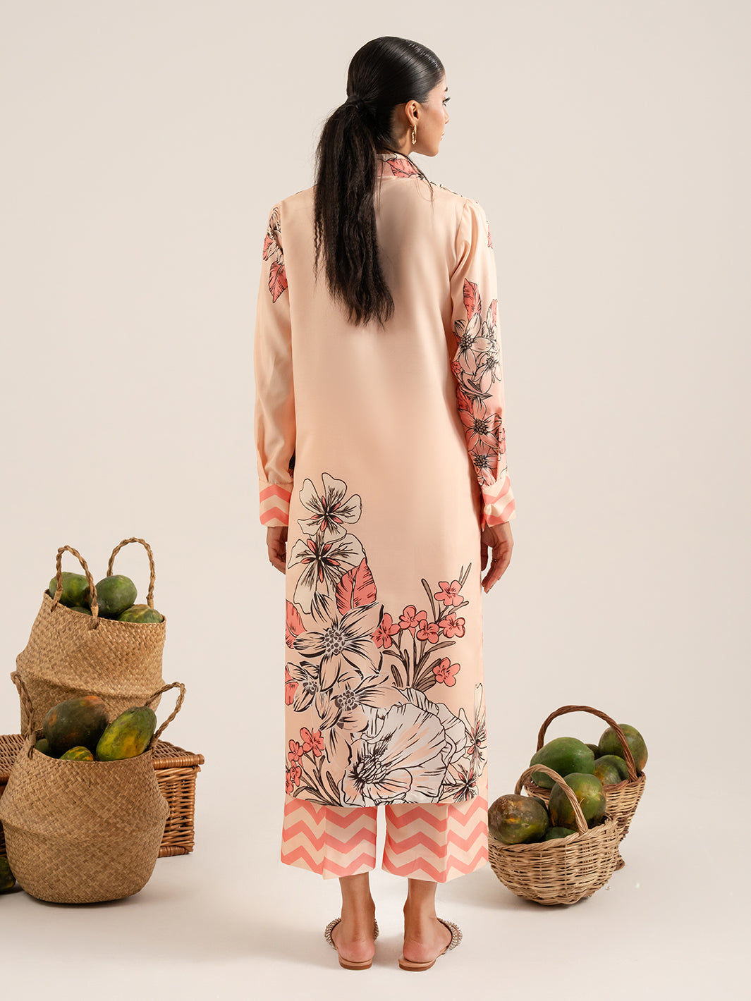 IZEL | Sunset street Pret | MUSE - Pakistani Designer Dress - by Izel - Type : Ladies Clothes - 100% Original at Saira Sultan