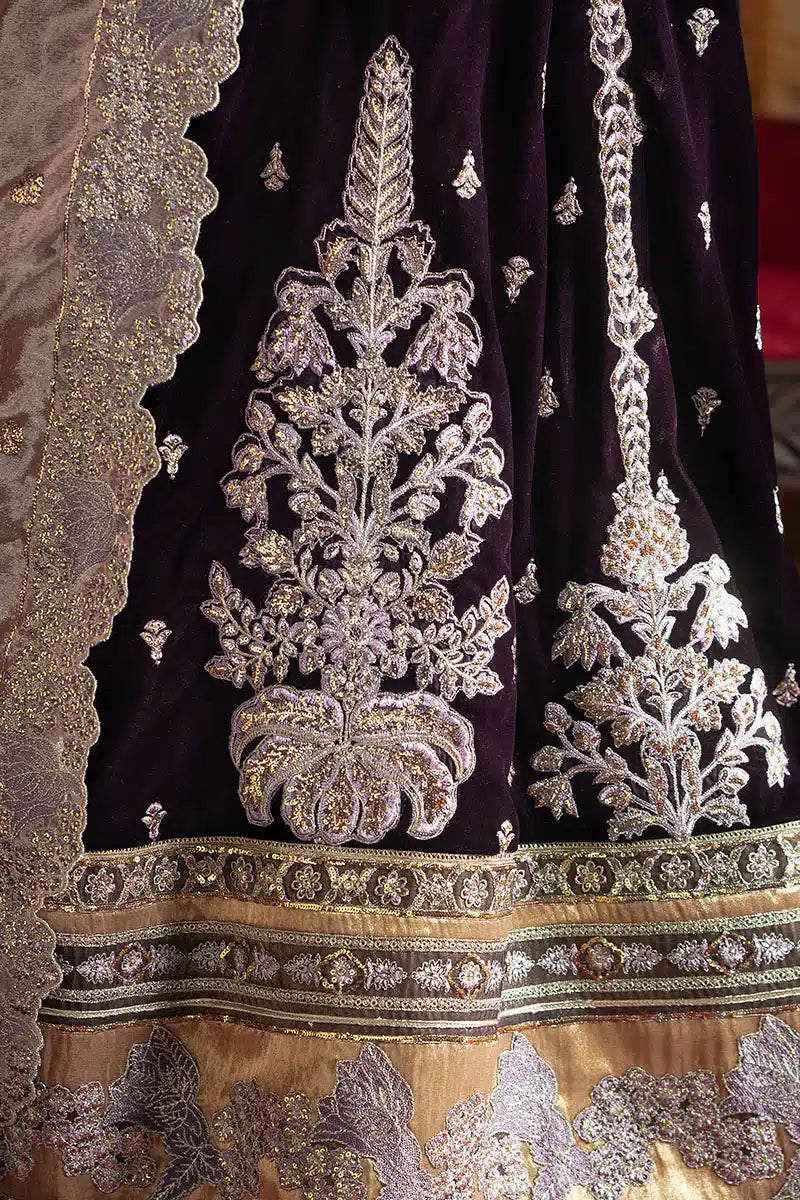 Mushq | Niloufer Velvet Edit 23 | Shirin - Pakistani Designer Dress - by Mushq | Type: Bridal - 100% Original at Saira Sultan