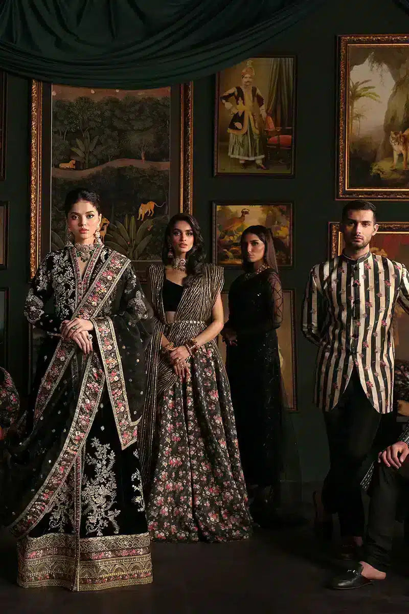 Mushq | Niloufer Velvet Edit 23 | Pari - Pakistani Designer Dress - by Mushq | Type: Bridal - 100% Original at Saira Sultan