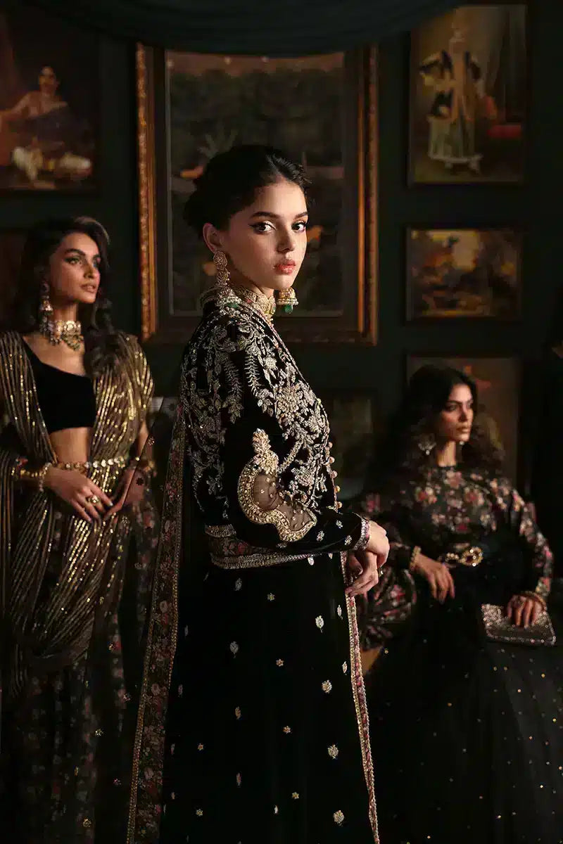 Mushq | Niloufer Velvet Edit 23 | Pari - Pakistani Designer Dress - by Mushq | Type: Bridal - 100% Original at Saira Sultan