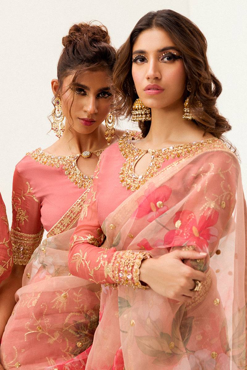 Mushq | Best of Mushq | Coral Almond - Pakistani Designer Dress - by Mushq | Type: Bridal - 100% Original at Saira Sultan